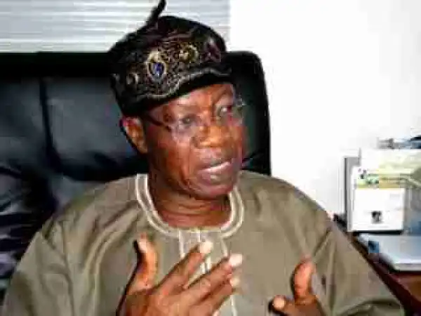 2019: Lai Mohammed Speaks On Buhari